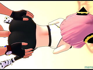 Anya Adult version wearing deportive clothes for training &lpar;spy x family&rpar;